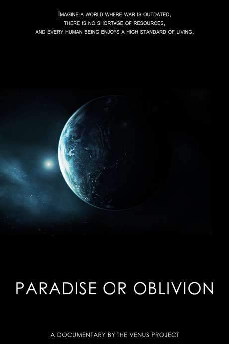 Paradise or Oblivion is a free online documentary produced by the Venus Project. It examines the root causes of systemic value disorders and the damaging symptoms of today’s established economic system. Featuring the lifelong work of social engineer, futurist and designer Jacque Fresco, the film proposes a Resource‑Based Economy—a holistic, non‑monetary socio‑economic model that replaces scarcity‑driven, money‑based structures with a values‑driven approach to human civilization.